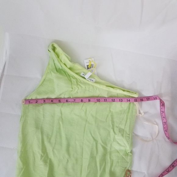 BCBGeneration Melon One Shoulder Dress 2 NWT - Picture 11 of 15